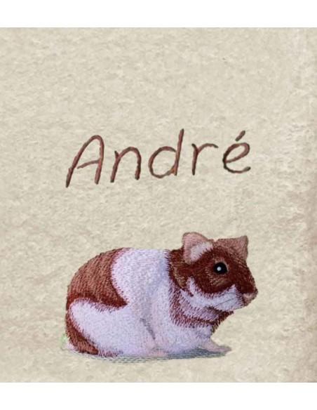Drap de Bain Hamster 2 Personnalisé