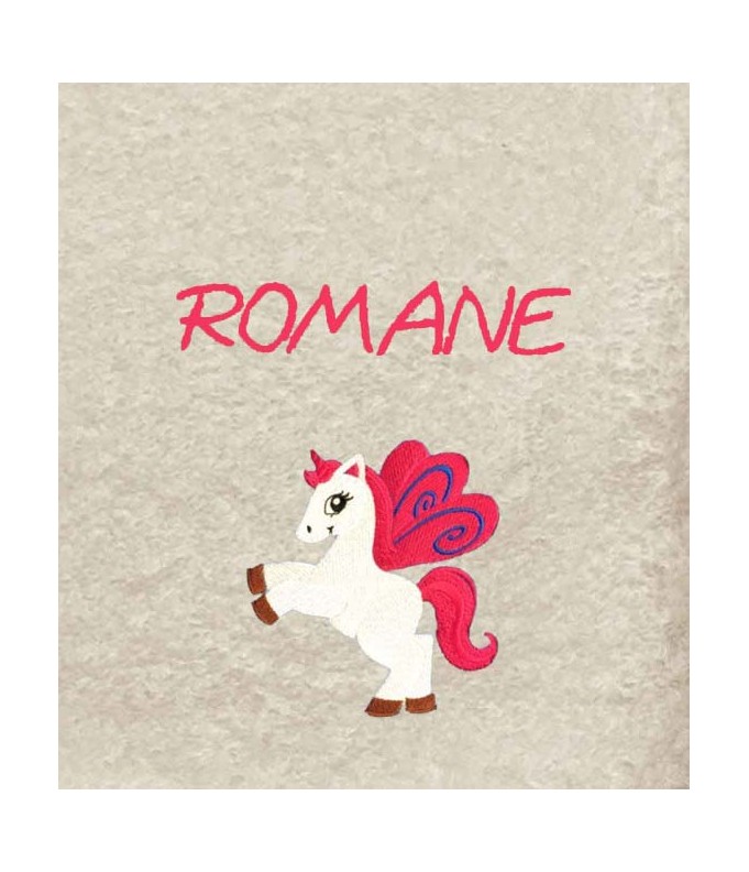Drap de Bain Licorne 2  Personnalisé