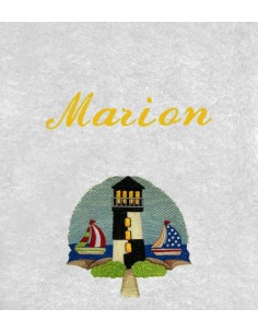 Drap de Bain Phare  Personnalisé