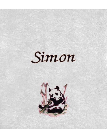 Drap de Bain Panda 6 Personnalisé