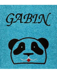 Drap de Bain Panda 4 Personnalisé