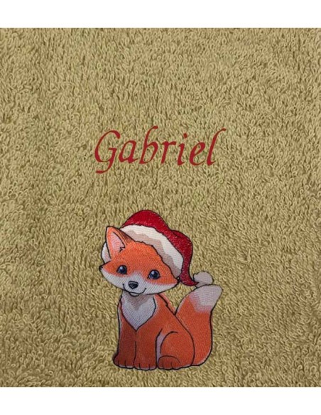 Drap de Bain Renard 12 Personnalisé