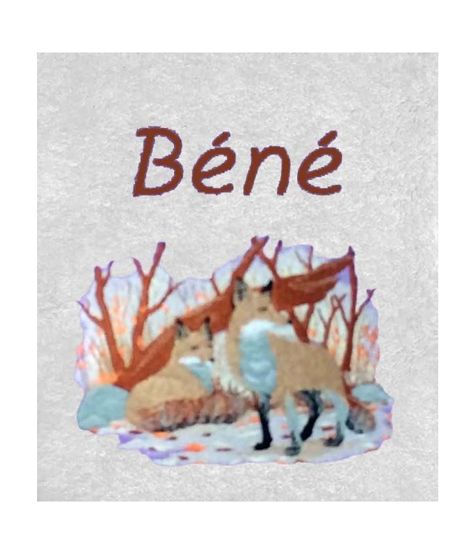 Drap de Bain Renard 2 Personnalisé