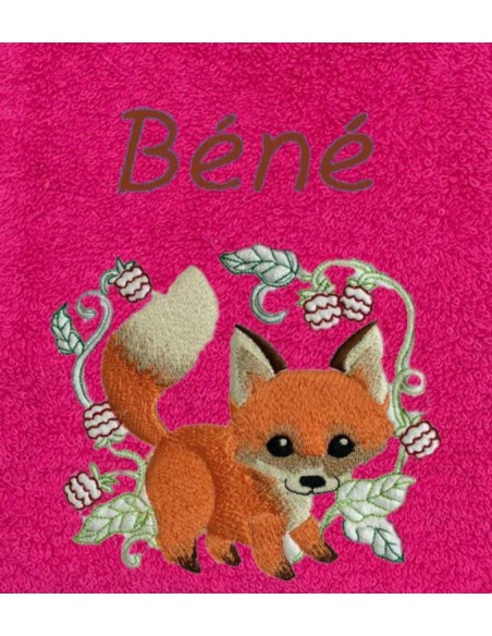 Drap de Bain Renard 8 Personnalisé