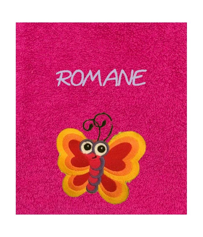 Drap de Bain Papillon Personnalisé
