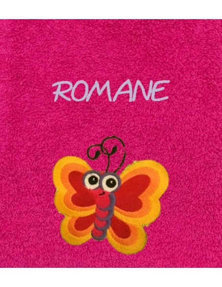 Drap de Bain Papillon Personnalisé