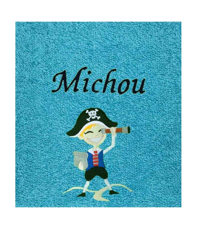 Drap de Bain Pirate 2 Personnalisé