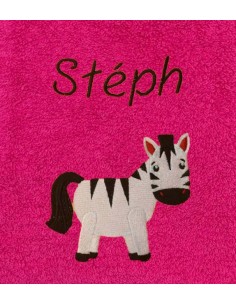 Drap de Bain Zebre 2 Personnalisé