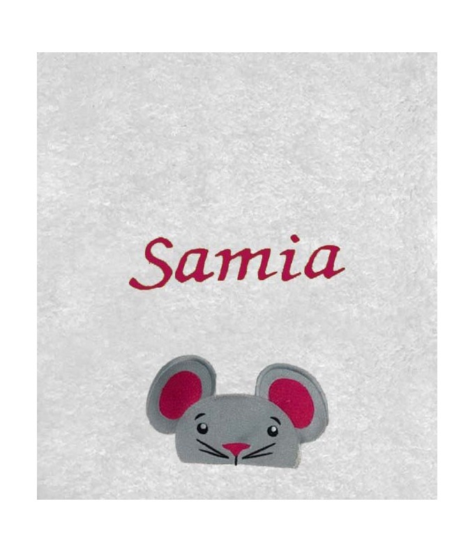 Drap de Bain Souris 2 Personnalisé