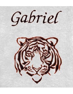 Drap de Bain Tigre Personnalisé