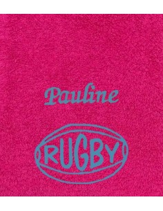 Drap de Bain Rugby 2  Personnalisé 70X140