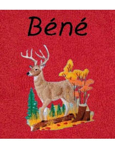 Drap de Bain Cerf Personnalisé