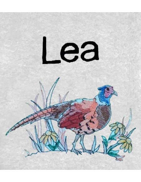 Drap de Bain Faisan Personnalisé