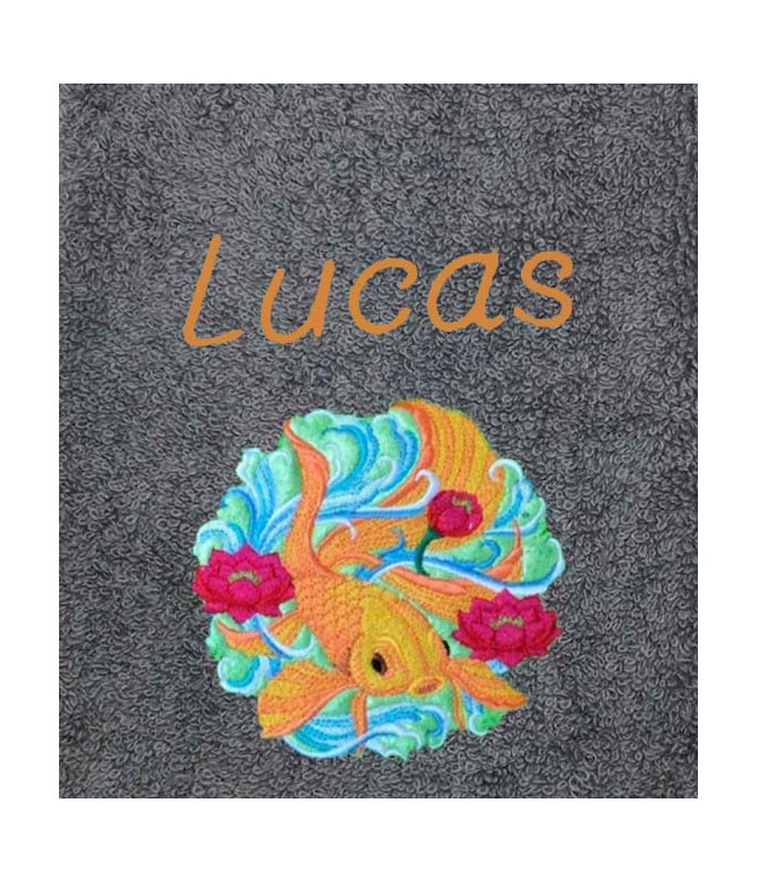 Drap de Bain Poisson Personnalisé