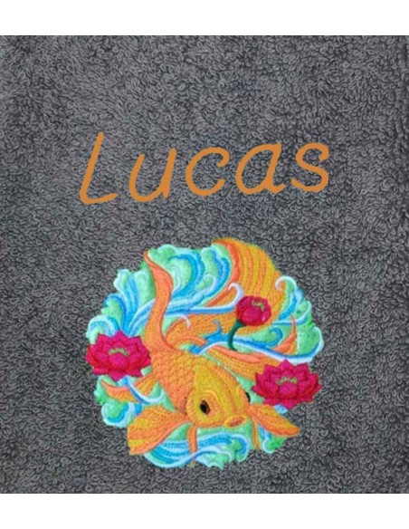 Drap de Bain Poisson Personnalisé