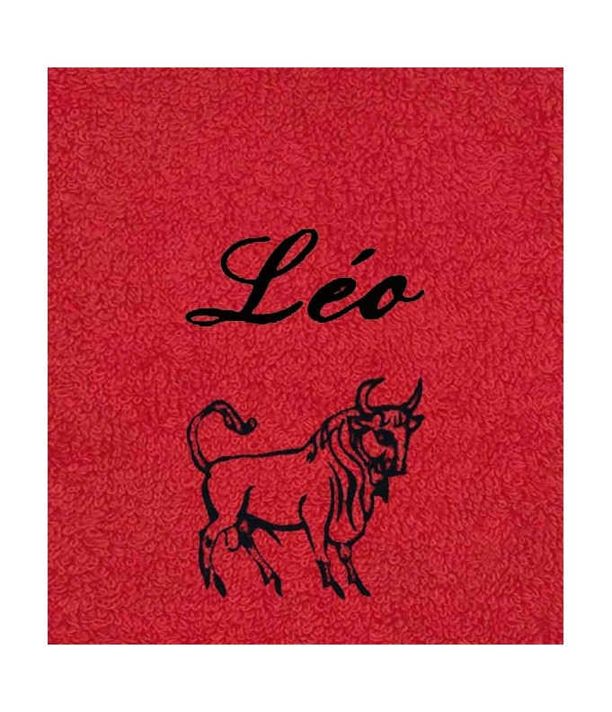 Drap de Bain Taureau Personnalisé