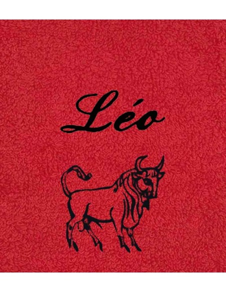 Drap de Bain Taureau Personnalisé