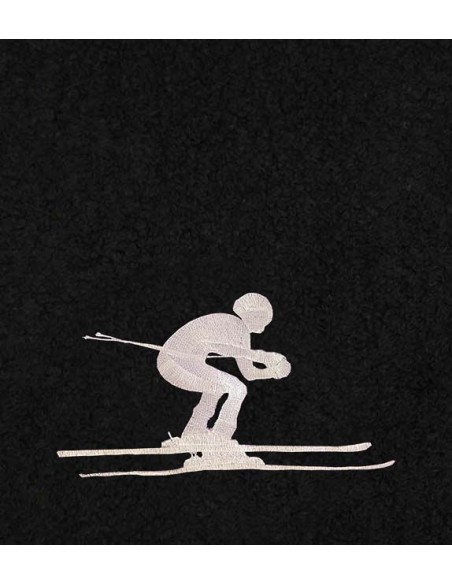 Drap de Bain Ski Personnalisé 70X140