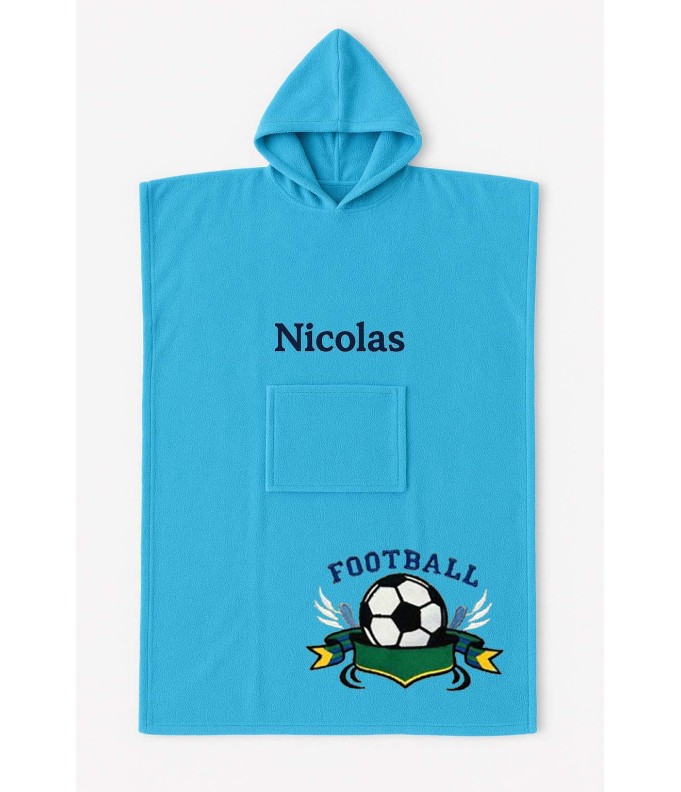Poncho ado et adulte personnalisé avec motif...