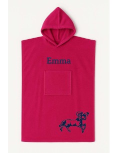 Poncho ado et adulte personnalisé avec motif bélier