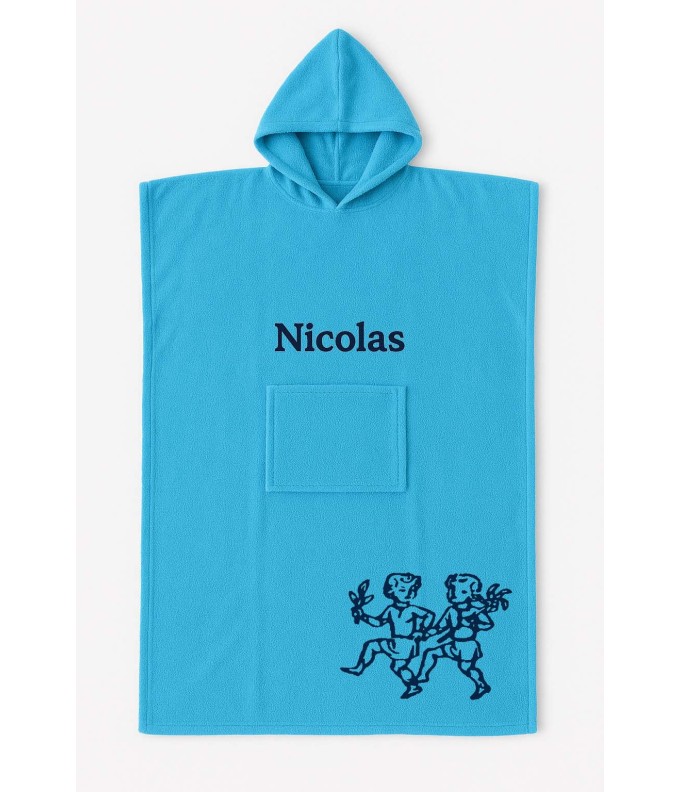 Poncho ado et adulte personnalisé avec motif...