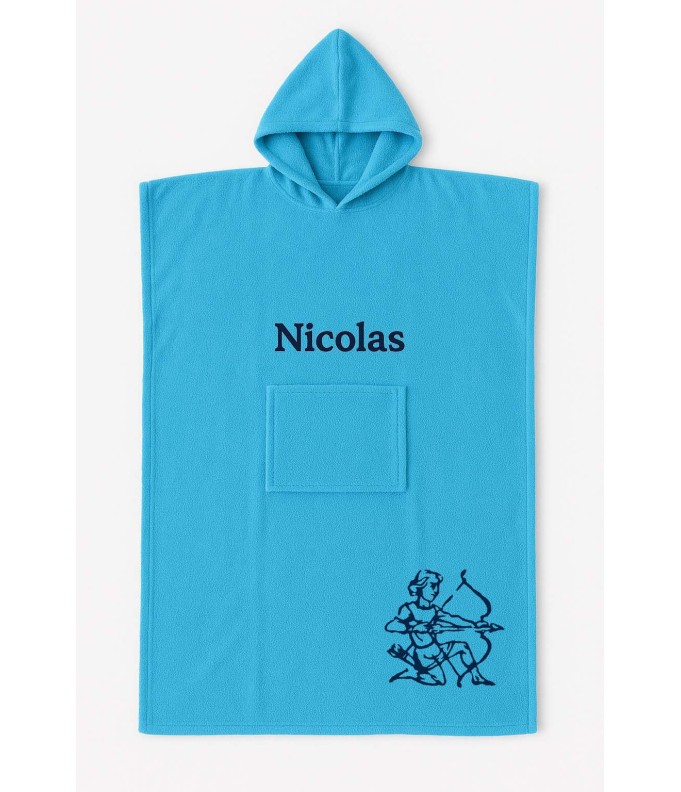 Poncho ado et adulte personnalisé avec motif...