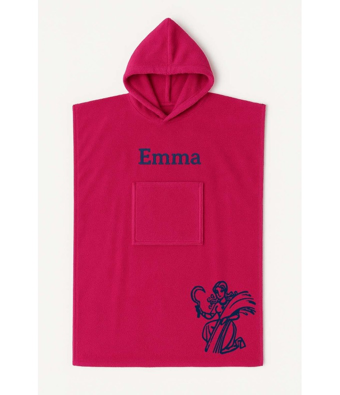 Poncho ado et adulte personnalisé avec motif...