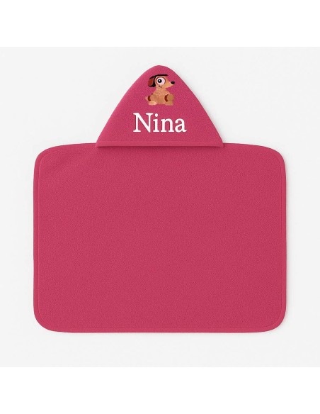 Maxi Cape de bain personnalisée avec motif chien