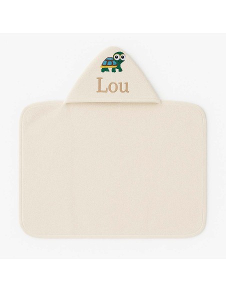 Maxi Cape de bain personnalisée avec motif tortue