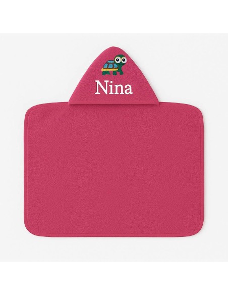 Maxi Cape de bain personnalisée avec motif tortue