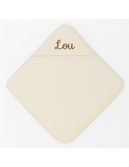 Cape de bain personnalisée 80 X 80 cms