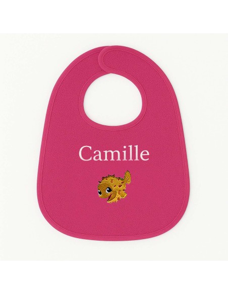 Bavoir personnalisé avec motif poisson 1