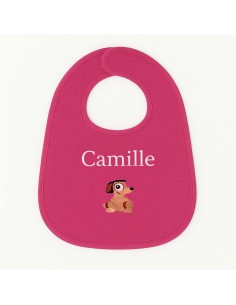Bavoir personnalisé avec motif chien