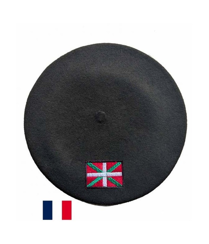 Béret Drapeau basque fabriqué à Bayonne et...