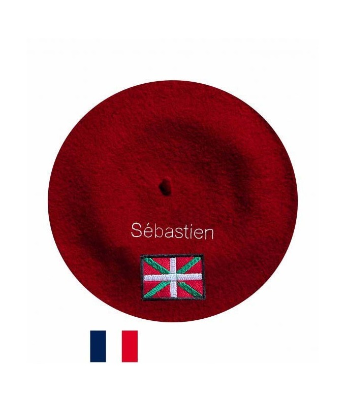 Béret Drapeau basque fabriqué à Bayonne et...