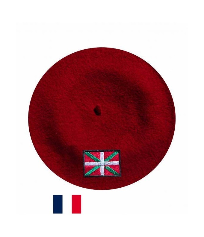 Béret Drapeau basque fabriqué à Bayonne et...