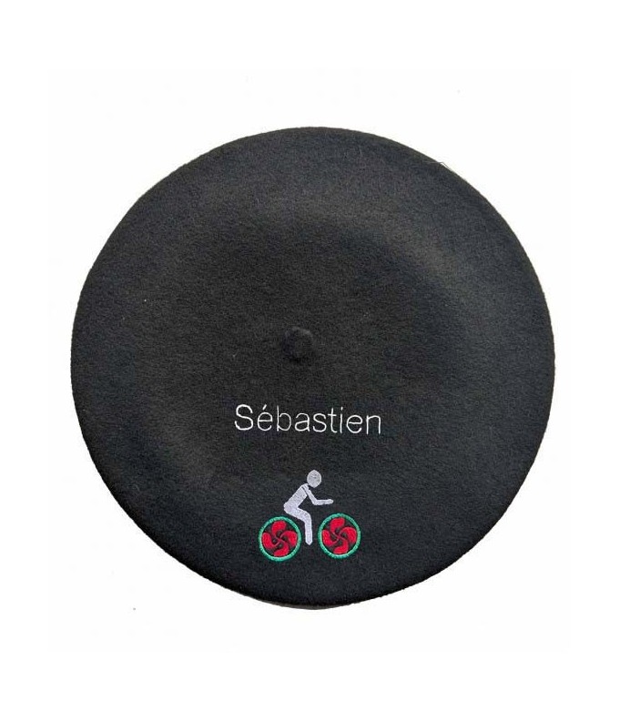 Béret cyclisme Pays Basque personnalisé