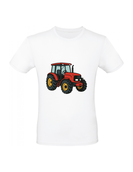 Tee Shirt Tracteur rouge