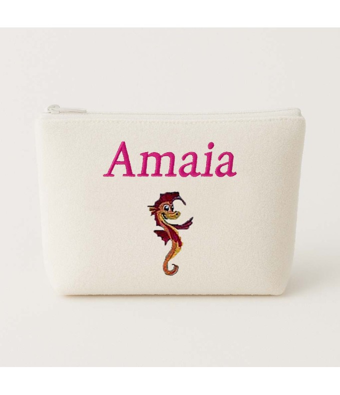 Trousse de toilette personnalisée avec motif...