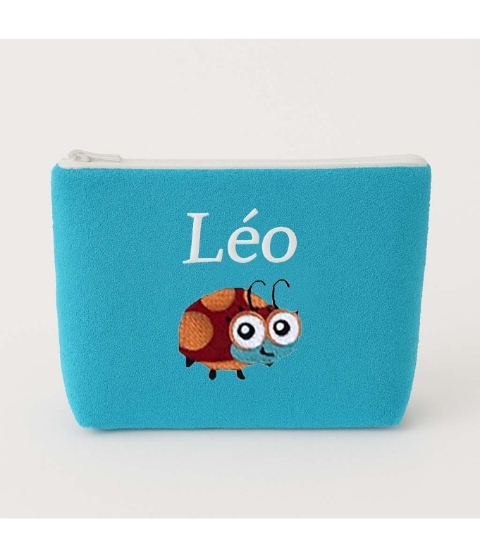 Trousse de toilette personnalisée avec motif...