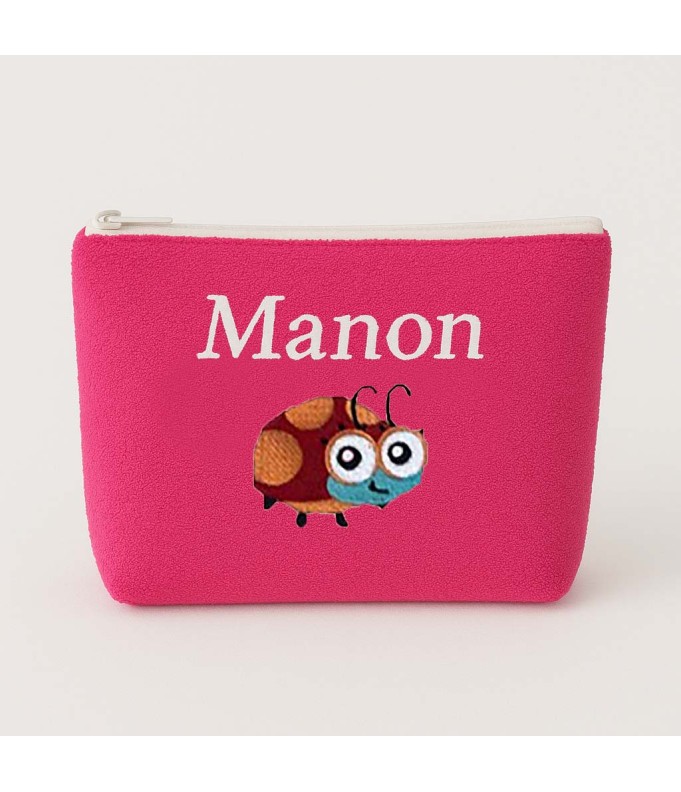 Trousse de toilette personnalisée avec motif...