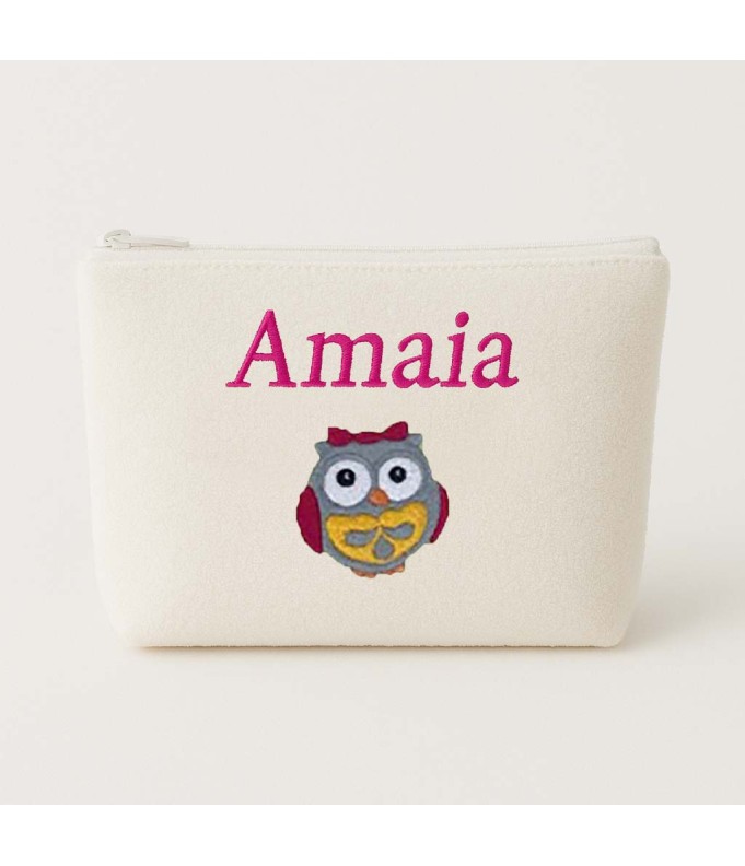 Trousse de toilette personnalisée avec motif...