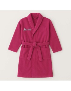 PEIGNOIR FEMME PERSONNALISÉ PRENOM DEVANT ET AU DOS