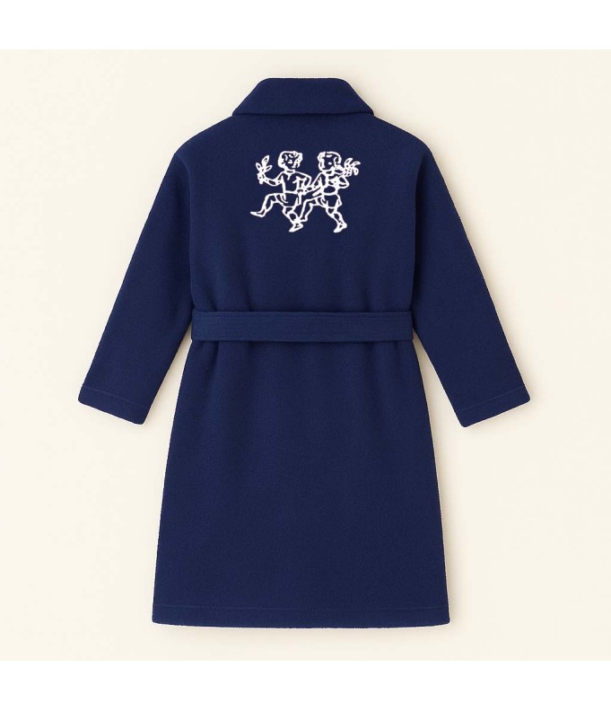 PEIGNOIR BRODÉ ADULTE PERSONNALISÉ DEVANT ET...