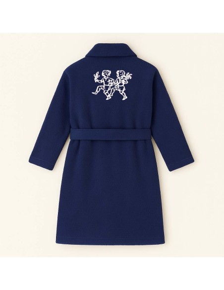 PEIGNOIR BRODÉ ADULTE PERSONNALISÉ DEVANT ET MOTIF DOS GEMEAUX