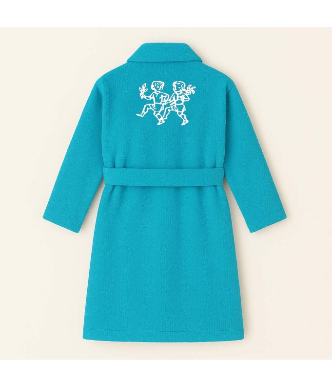 PEIGNOIR BRODÉ ADULTE PERSONNALISÉ DEVANT ET...