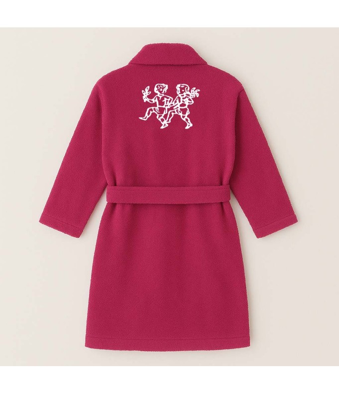 PEIGNOIR BRODÉ ADULTE PERSONNALISÉ DEVANT ET...