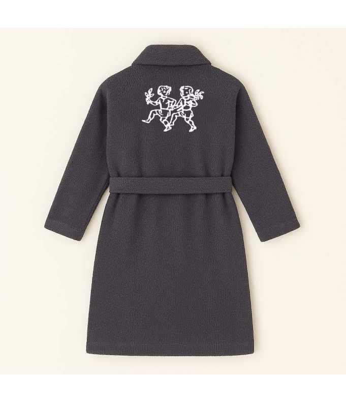 PEIGNOIR BRODÉ ADULTE PERSONNALISÉ DEVANT ET...