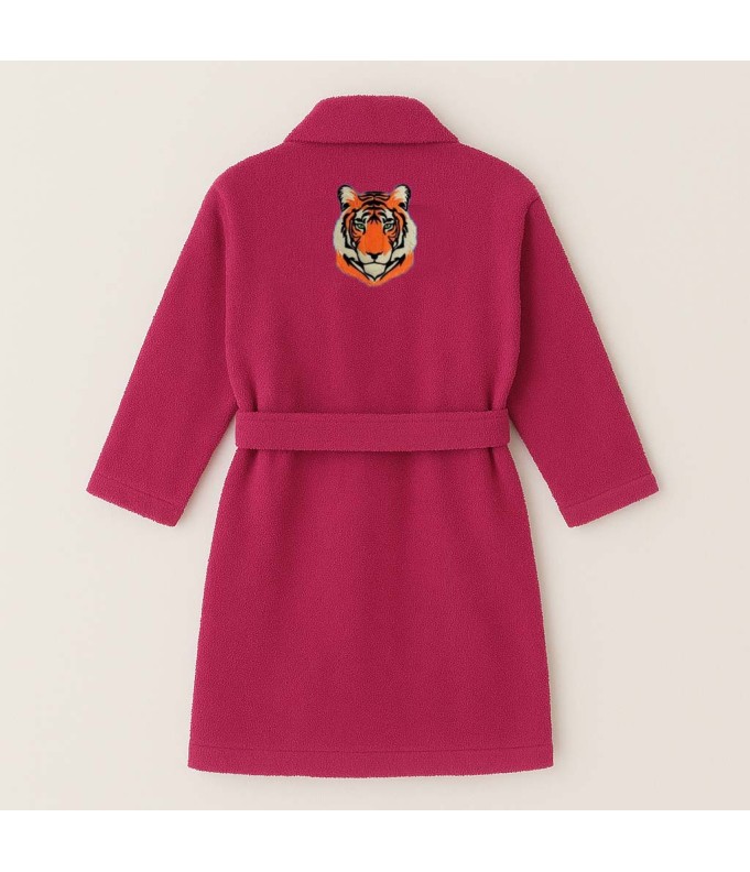 PEIGNOIR BRODÉ ADULTE PERSONNALISÉ DEVANT ET...