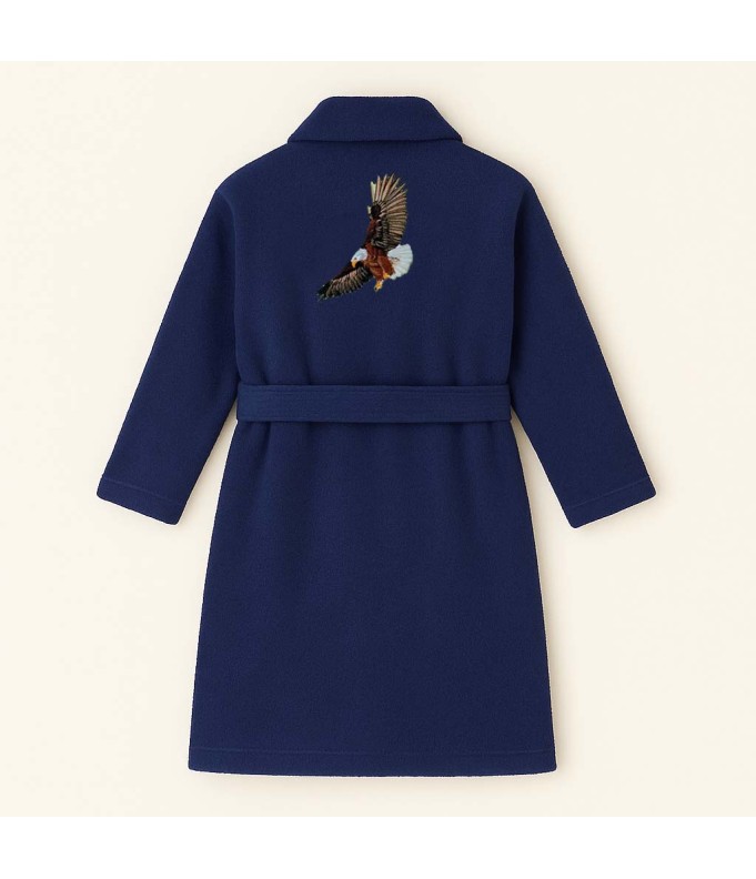 PEIGNOIR BRODÉ ADULTE PERSONNALISÉ DEVANT ET...